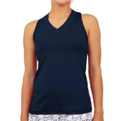 Sofibella UV Colors Racerback Tank -Dunlop Tennis Store 7001 NVY