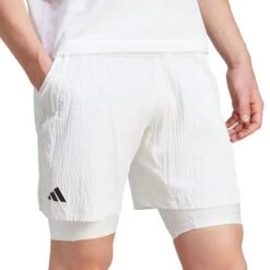 Adidas Aeroready Seersucker Short -Dunlop Tennis Store IA7101