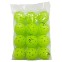 Diadem Outdoor Training Yellow Pickleball 12 Pack