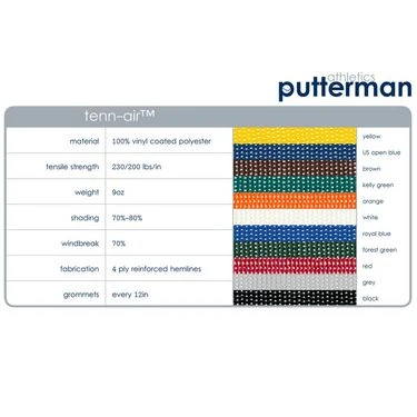 Putterman Tenn Air Windscreen (6 Ft X 60 Ft) 2 Putterman Tenn Air Windscreen (6 Ft X 60 Ft) - Image 2